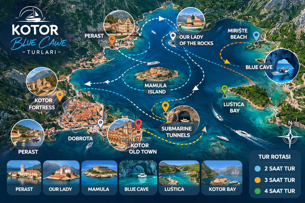 Kotor Mavi Mağara Turu